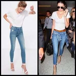 💕MOTHER💕 Stunner Ankle Fray Jeans Graffiti Girl